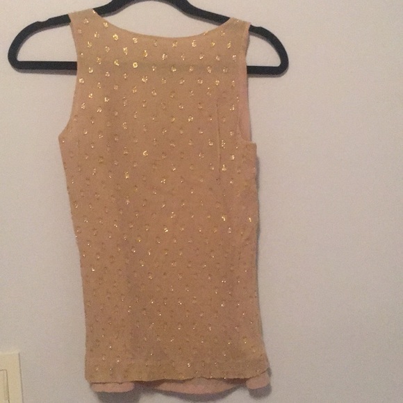 J. Crew size 0 gold cowel neck blouse xs - Picture 3 of 4